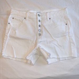 High Rise Jean Shorts| Brand: Time and Tru , Size: 12 ,  & Color: White